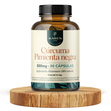 Cúrcuma más Pimienta Negra 500 mg de Karün Life