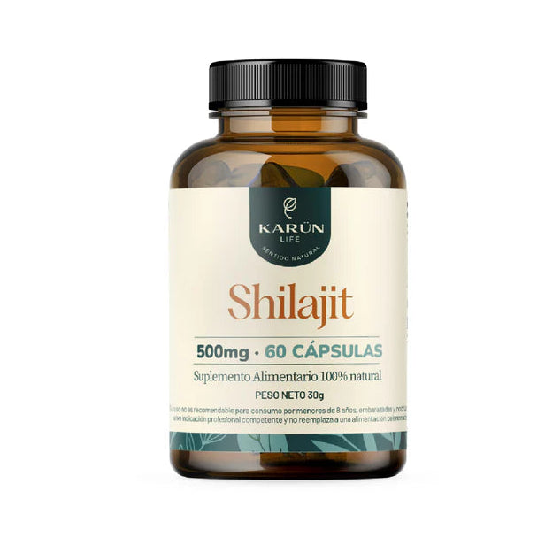 Shilajit en cápsulas de Karün Life 60 cap