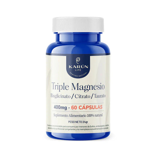 Triple Magnesio en cápsulas de Karün Life 60 cap