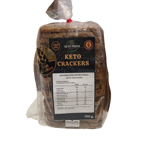 Keto Crackers de Keto Pizzas 160 gr