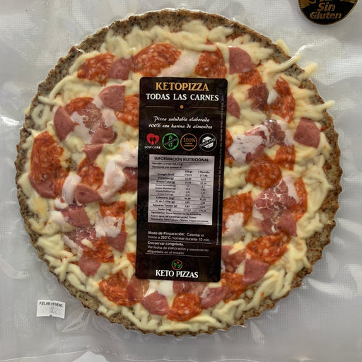 Keto Pizza Todas las Carnes de Keto Pizzas