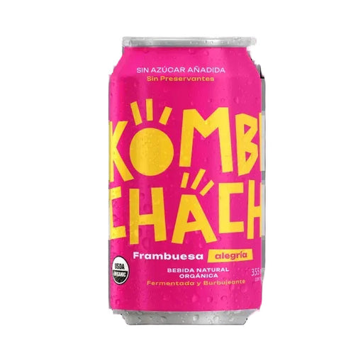 Kombucha en Lata sabor Frambuesa