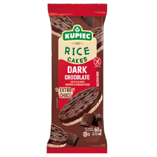 Galletas de Arroz con Chocolate Belga Negro