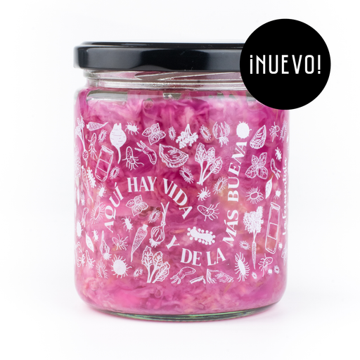 Sauerkraut Rosa de La Fermentista 390 gr