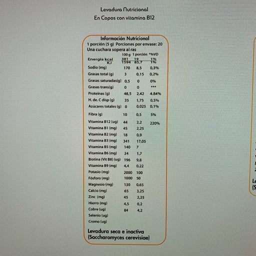 Copos de Levadura Nutricional Dulzura Natural 100gr