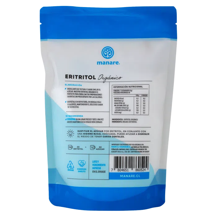 Eritritol Manare 400 gr