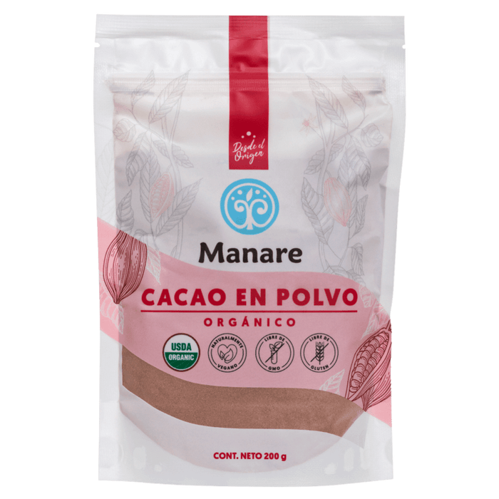 Cacao en Polvo Orgánico Manare 200gr
