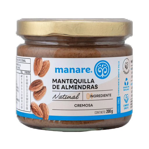 Mantequilla de Almendras Manare 200 gr