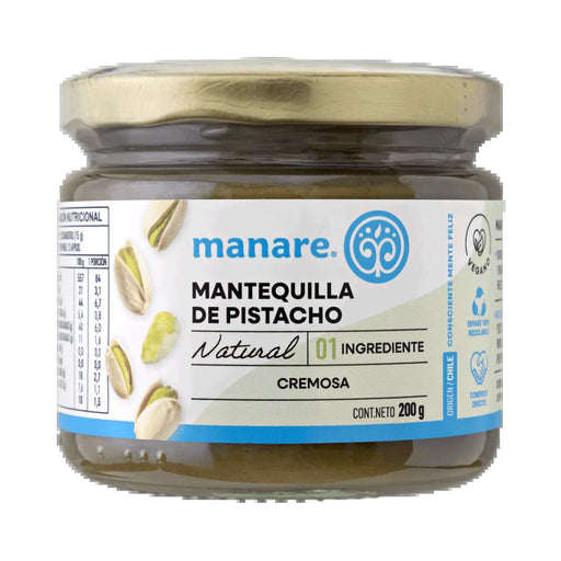 Mantequilla de Pistachos Manare 200 gr