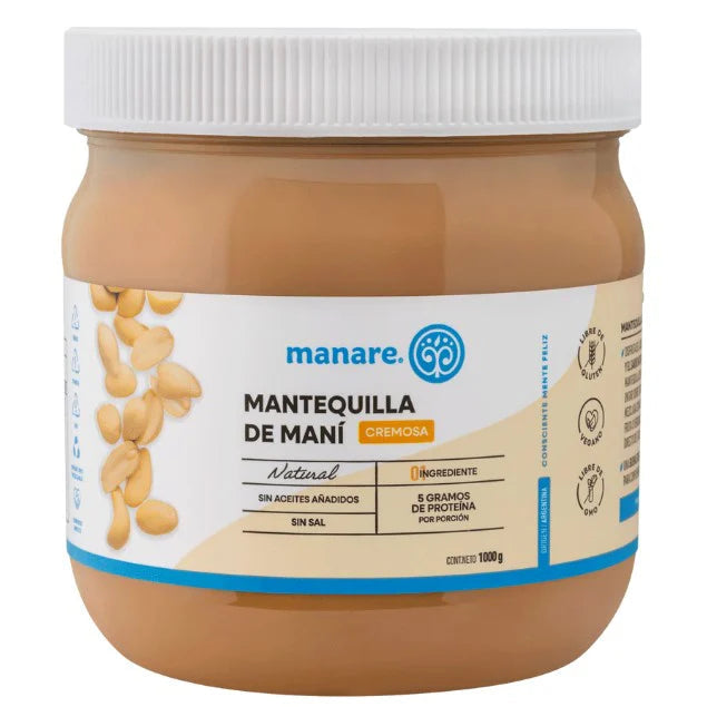 Mantequilla de Maní Manare 1 kg