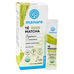 Té Matcha Orgánico en Polvo 20 Sachet