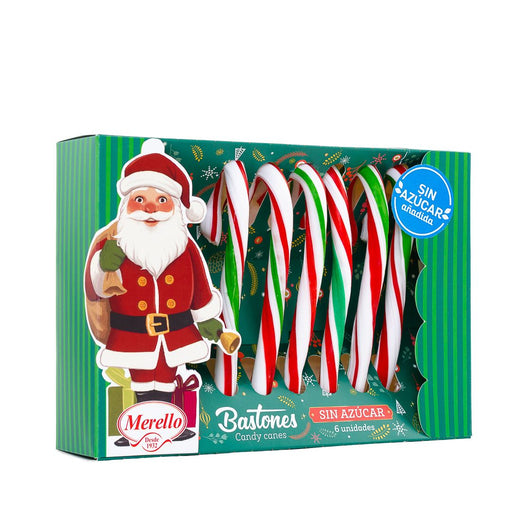 Bastones Navideños Sin Azúcar Merello 126 gr