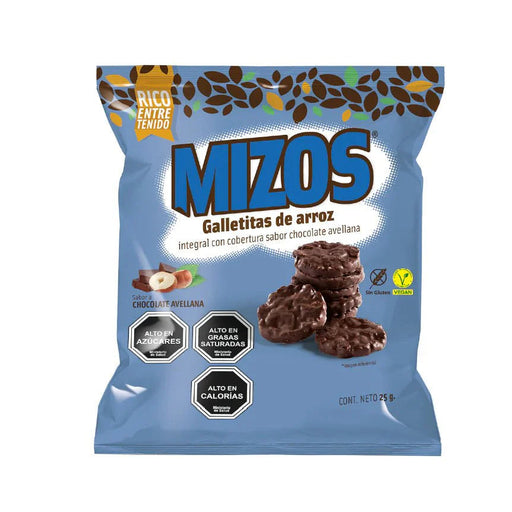 Mizos sabor Chocolate Avellanas 25 gr