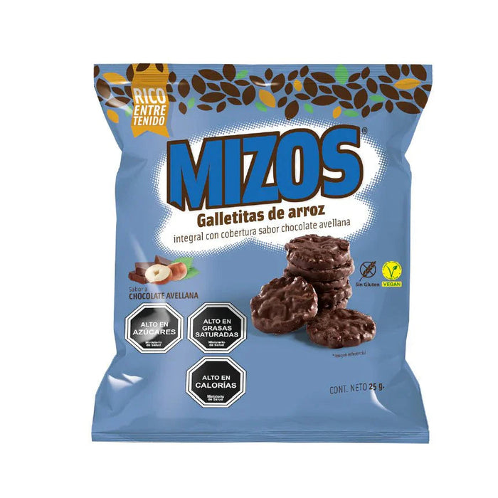 Mizos sabor Chocolate Avellanas 25 gr