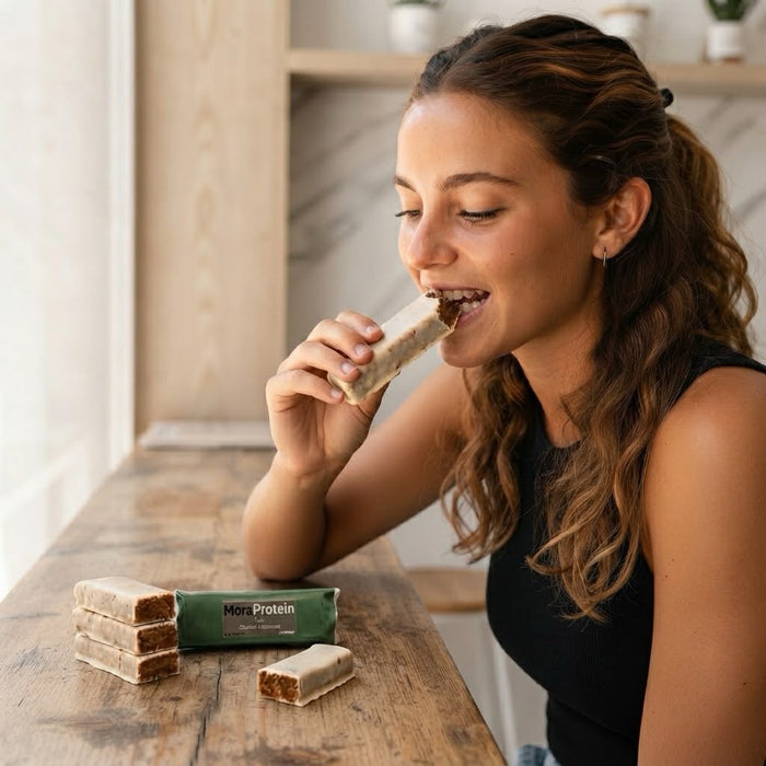 Barra Proteica y Sin Azúcar Chocolate Cinnamon de Mora Protein