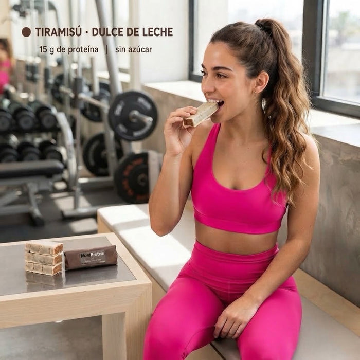 Barra Proteica y Sin Azúcar Tiramisú Dulce de Leche de Mora Protein