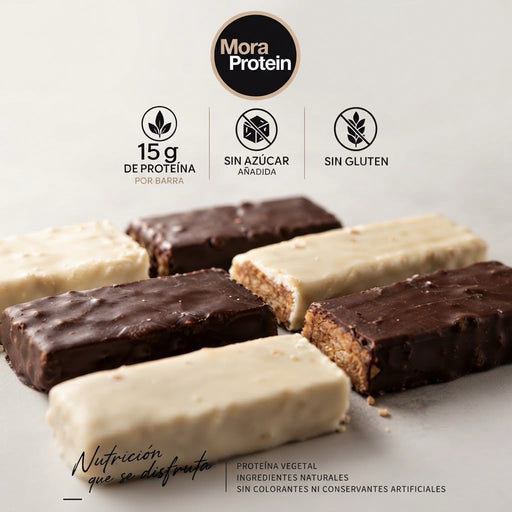 Barra Proteica y Sin Azúcar Chocolate Cinnamon de Mora Protein