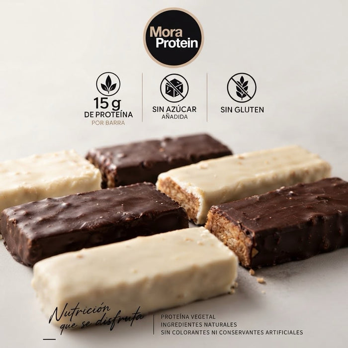 Barra Proteica y Sin Azúcar Chocolate Cinnamon de Mora Protein