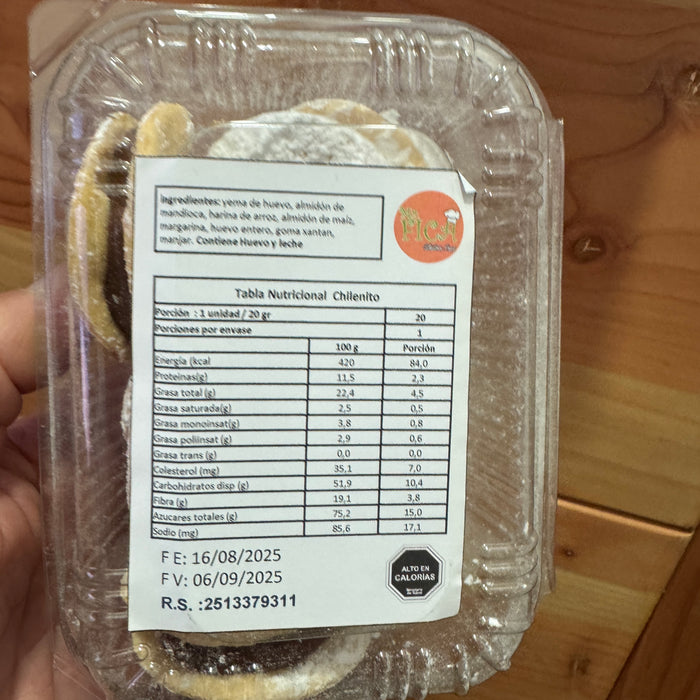 Chilenitos Sin Gluten de Mr Fica