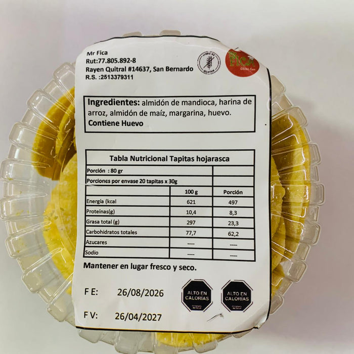 Hojarascas Sin Gluten de Mr Fica