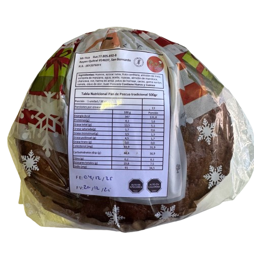 Pan de Navidad Tradicional de Mr Fica 520 gr