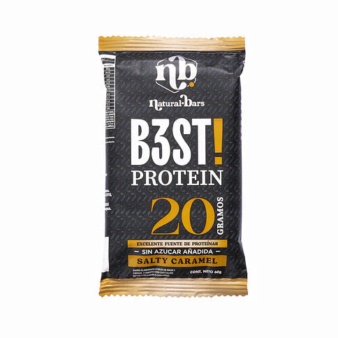 Barras de Proteína Best Salty Caramel de Natural Bars 60 gr