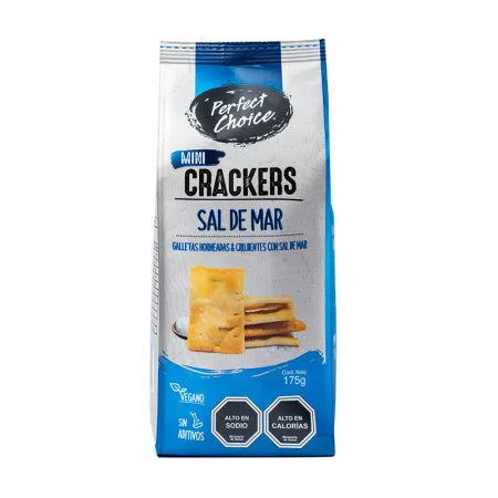 Mini Crackers con Sal de Mar de Perfect Choice 175 gr