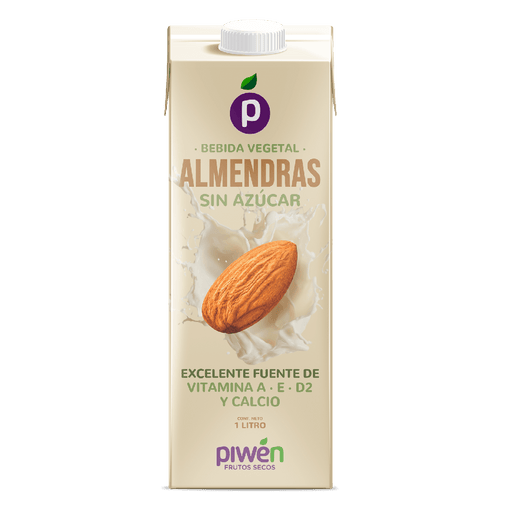 Bebida de Almendras sin Azúcar de Piwen 1 lt