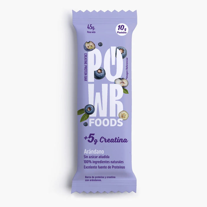 Barras de Proteína con Creatina Sabor Arándano PowerFoods