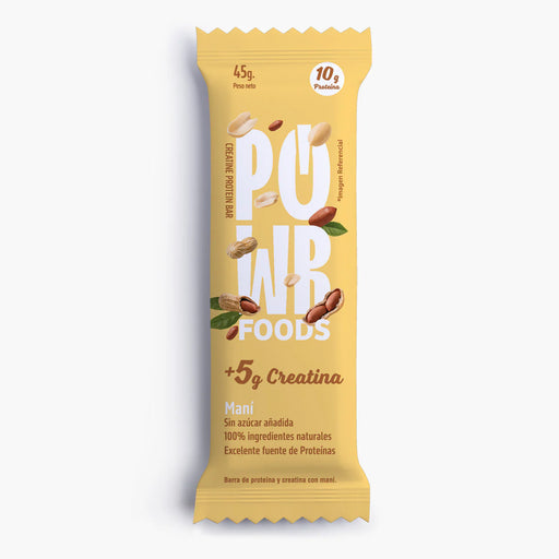 Barras de Proteína con Creatina Sabor Maní PowerFoods