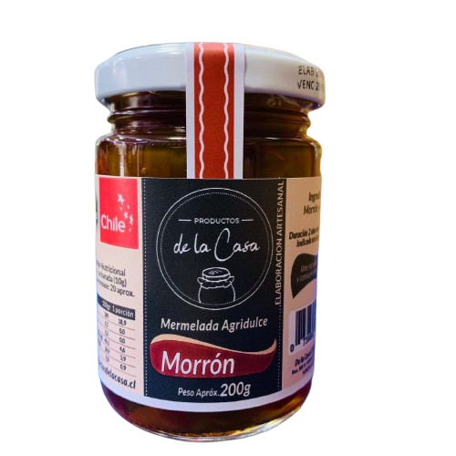 Mermelada Agridulce Sin Azúcar Sabor Morrón 200 gr