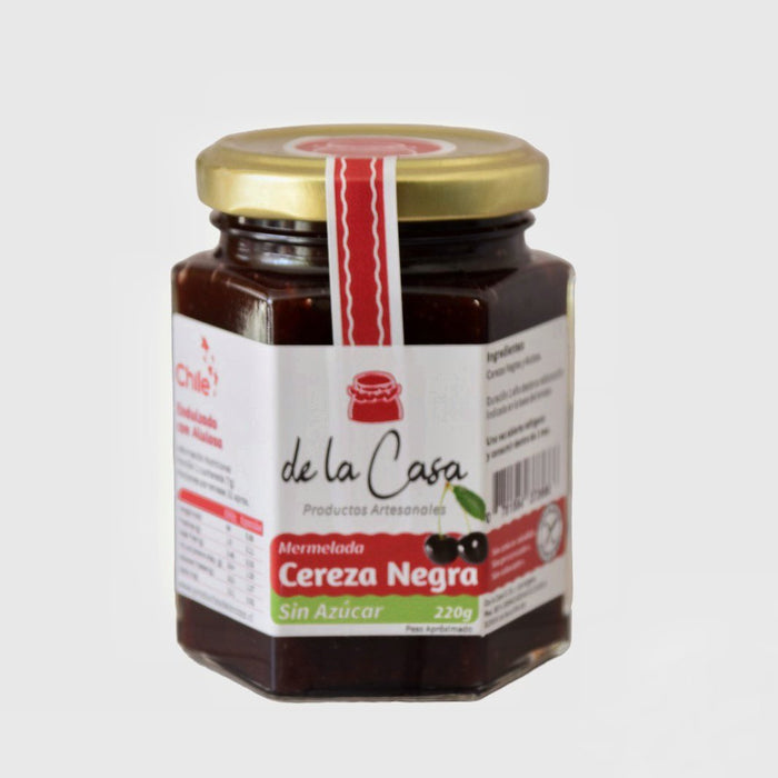 Mermelada Sin Azúcar Sabor Cereza Negra 220 gr