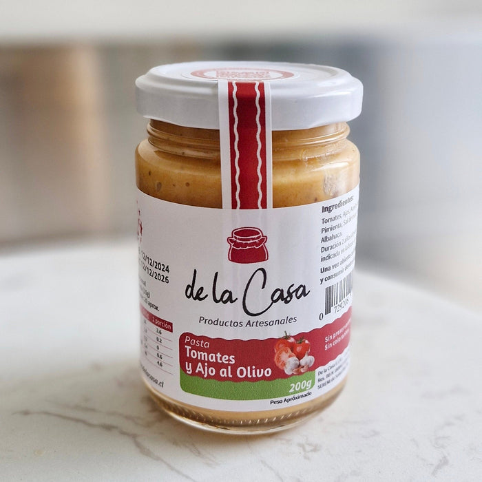 Pasta de Tomates y Ajo al Olivo de Productos de la Casa 200 gr