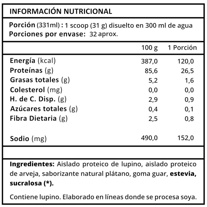Proteina de Lupino Sabor Cacao de Prote&Co 1 kg