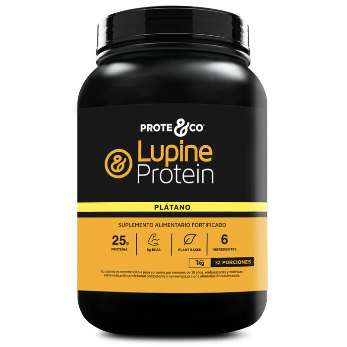 Proteina de Lupino Sabor Plátano de Prote&Co 1 kg
