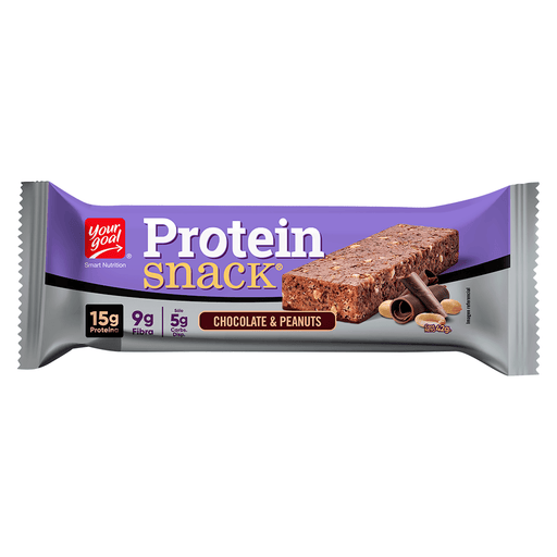 Barras de Proteína Chocolate & Peanuts Protein Snack x 5 un