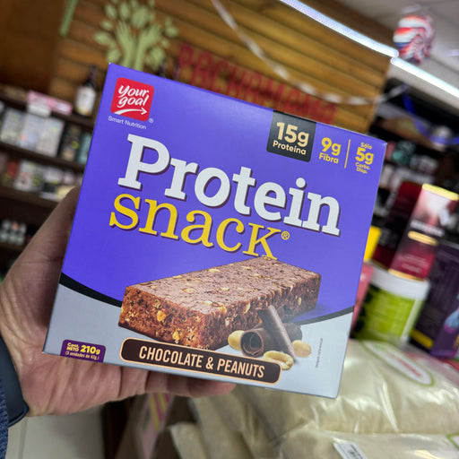 Barras de Proteína Chocolate & Peanuts Protein Snack x 5 un