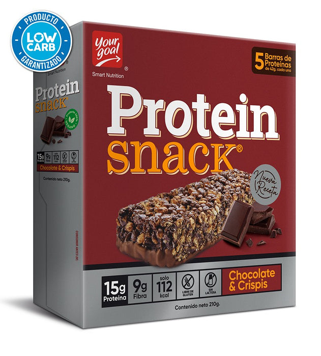 Barras de Proteína Chocolate & Crispi Protein Snack