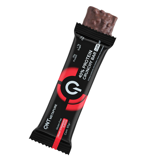 Barra de Proteína Creamy Strawberry Flavour QNT Metapure 65gr