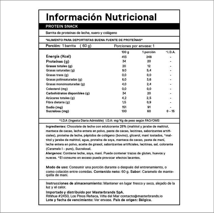 Barras Protein Snack Low Sugar Peanut Caramel QNT Liife 60 gr