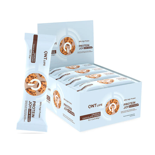 Barra de Proteína Chocolate Cookie Crunchy QNT Liife 60gr