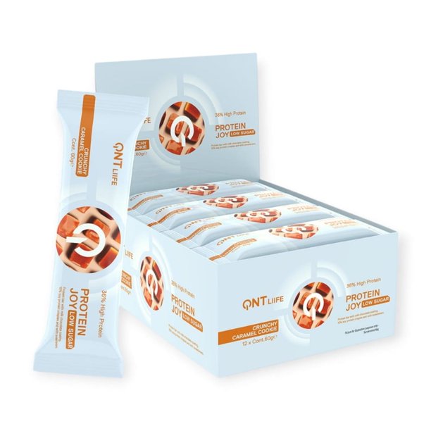 Barra de Proteína Caramel Cookie Crunchy QNT Liife 60gr