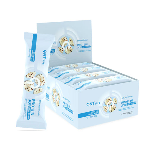 Barra de Proteína Vainilla Ice Crunchy QNT Liife 60gr