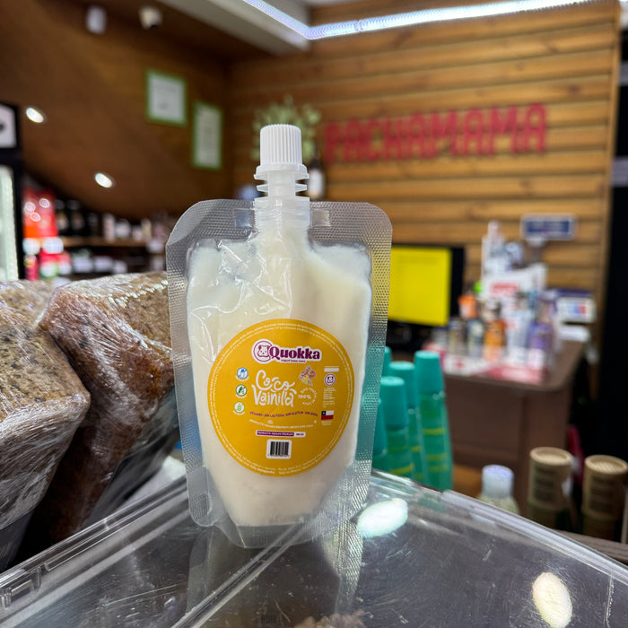 Yoghurt Vegano Coco Vainilla, APLV y Sin Gluten de Quokka 100 gr