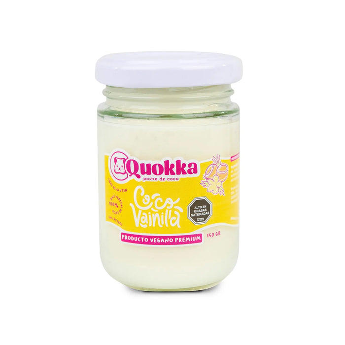 Yoghurt Vegano de Coco Vainilla, APLV y Sin Gluten de Quokka 150gr