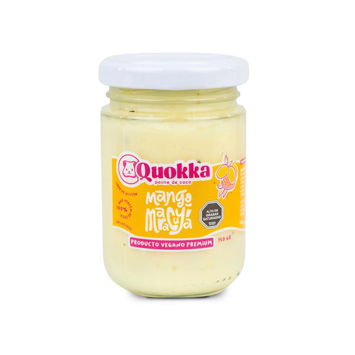 Yoghurt Vegano de Coco Mango Maracuyá, APLV y Sin Gluten de Quokka 150gr