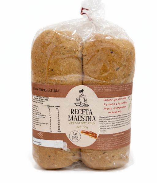 Pan de Hot Dog Keto de Receta Maestra 4 un