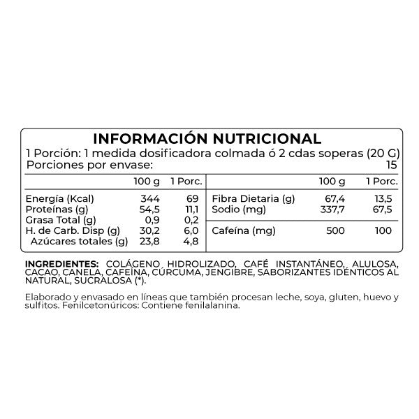 Café con Colágeno Keto Friendly ReVitta 300 gr