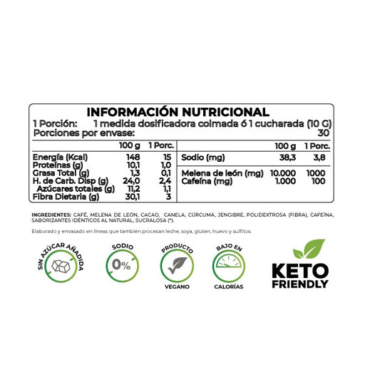Café Mushroom con Melena de León Keto Friendly ReVitta 300 gr