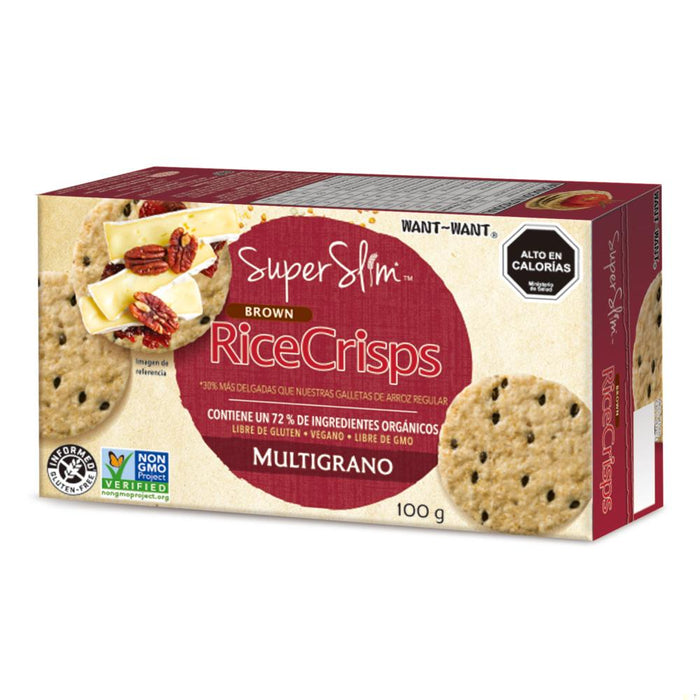 Galletas de Arroz Sabor Multigrano Rice Crisps 100 gr